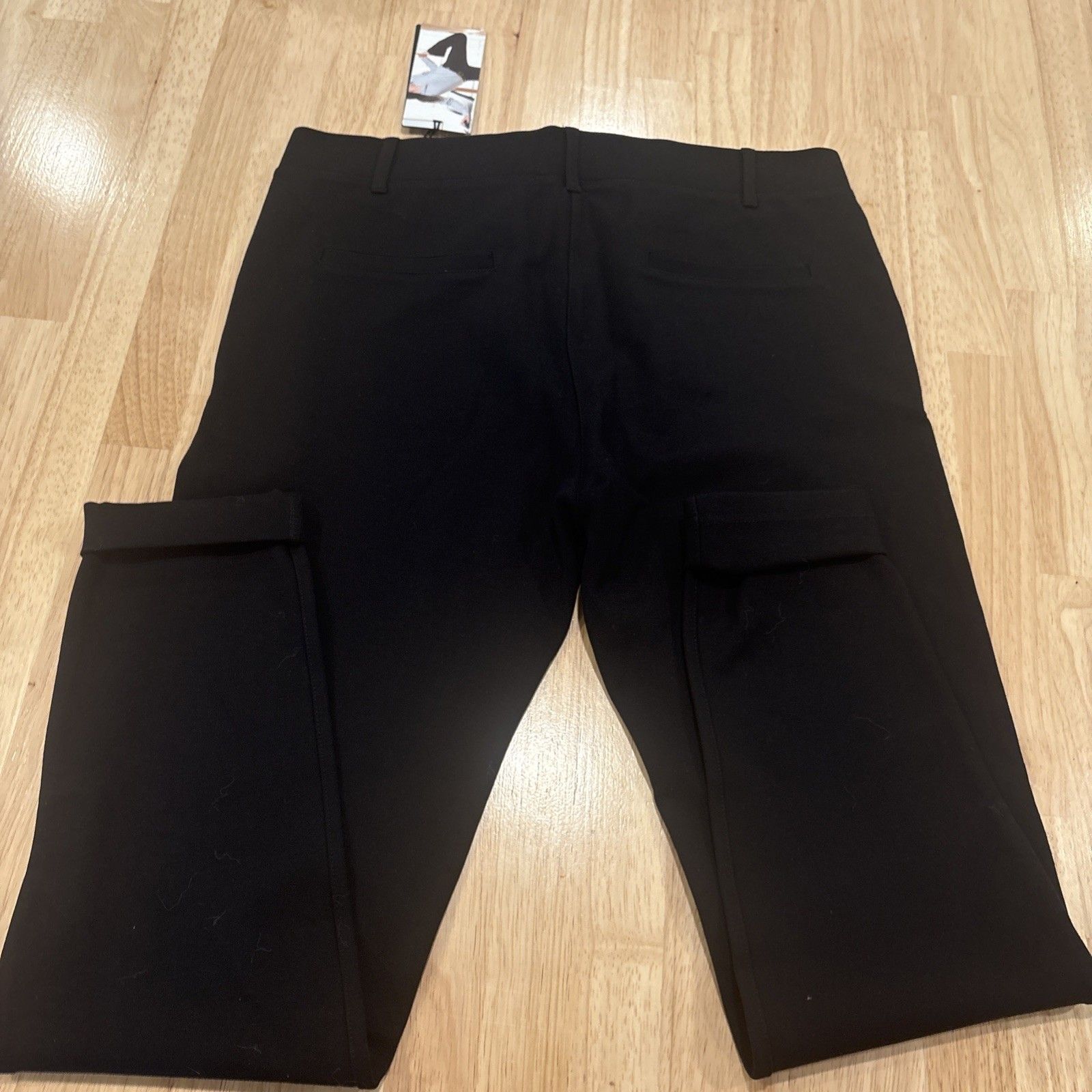 Nwt Betabrand Women's Black Yoga Pants Work Business Casual Size Large — image 6 of 8